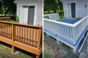 free deck cleaning and painting estimate